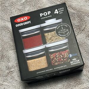 New Oxo Good Grips Pop containers (mini set)